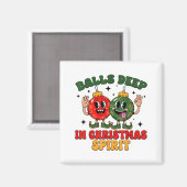 Diep In Kerstmis Srit Grappige Kerstmis Uitdrukkin Magneet (Voorkant / Achterkant)