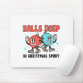 Diep In Kerstmis Srit Grappige Kerstmis Uitdrukkin Muismat (Met muis)