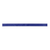 Diep Indigo Navy Blau Pop Van Kleur  Satijnen Lint (Voorkant)