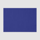 Diep Indigo Navy Blauwe Kleuraccent Tissuepapier (Voorkant)