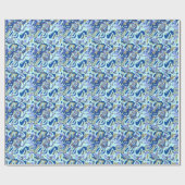 Diep is de Oceaan, abstract Cadeaupapier (Vlak)