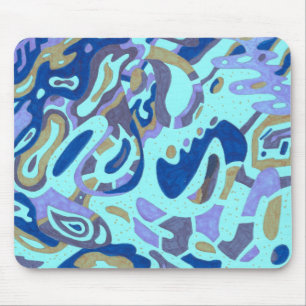 Diep is de Oceaan, oorspronkelijk abstract Muismat