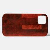 Diep karmozijnrode schilderij met geometrische vor Case-Mate iPhone case (Achterkant (horizontaal))