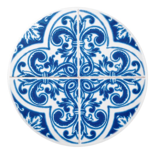 Diep kijkvenster Tile look Ceramic Knoop Keramische Knop (Voorkant)