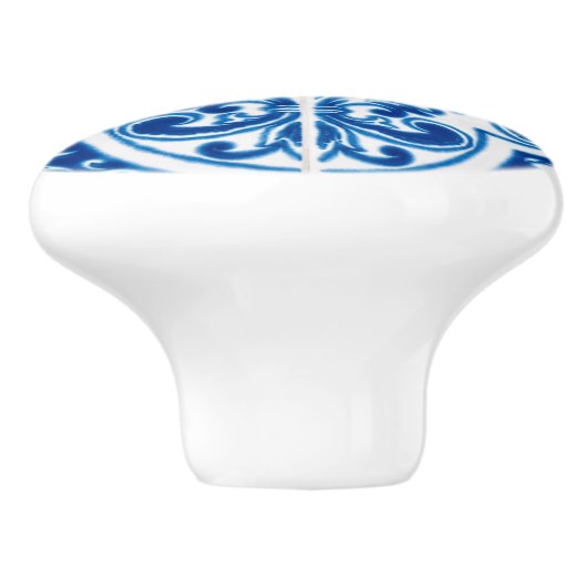 Diep kijkvenster Tile look Ceramic Knoop Keramische Knop (Zijkant)