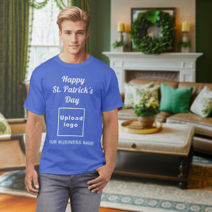 Diep koninklijkblauw St. Patrick's Day bedrijf T-s T-shirt