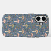 Diep Leigrijs Schimmel Naadloos Patroon Gotisch Case-Mate iPhone Case (Achterkant (horizontaal))