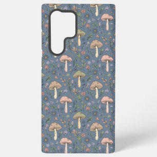 Diep Leigrijs Schimmelpatroon Naadloos Donkere Aca Samsung Galaxy Hoesje