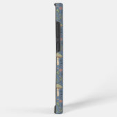 Diep Leigrijs Schimmelpatroon Naadloos Donkere Aca Samsung Galaxy Hoesje (Rechterkant)
