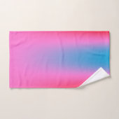 Diep Magenta Roze naar Rood & Blauw Auric Ombre Handdoek (Handdoek)