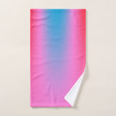 Diep Magenta Roze naar Rood & Blauw Auric Ombre Handdoek (Handdoek)