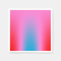 Diep Magenta Roze naar Rood & Blauw Auric Ombre