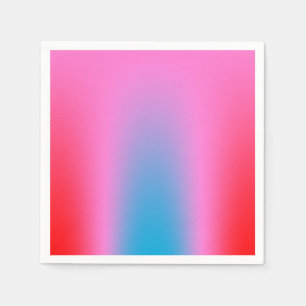 Diep Magenta Roze naar Rood & Blauw Auric Ombre Servet