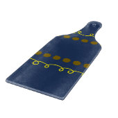 Diep marineglas snijplank decoratief (Hoek)