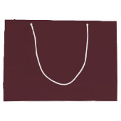 Diep Maroon Effen Kleur Groot Cadeauzakje (Achterkant)