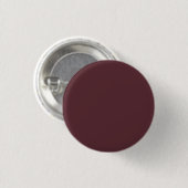 Diep maroon effen kleur ronde button 3,2 cm (Voorkant /achterkant)