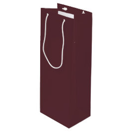 Diep Maroon Effen Kleur Wijn Cadeautas