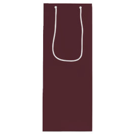 Diep Maroon Effen Kleur Wijn Cadeautas