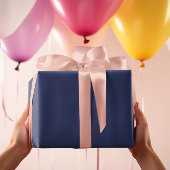 Diep Medium Navy Blauw Wrapping Paper Roll Cadeaupapier