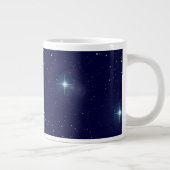 Diep Middenblauw Kosmische Sterrenhemel Kosmos Mok (Rechts)