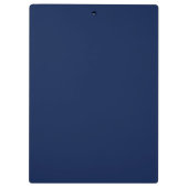 Diep Navy Goud Monogram Persoonlijke Naam Luxe  Klembord (Achterkant)