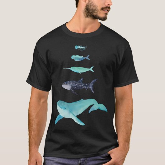 Diep onder de zee t-shirt (Voorkant)