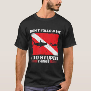 Diep onderwater Snorkeler Scuba Diving Snorkeling T-shirt