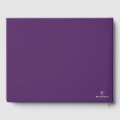 Diep Paars Gastenboek (Achterkant)