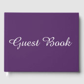 Diep Paars Gastenboek (Voorkant)