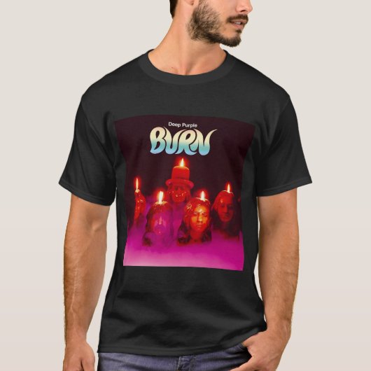 diep paars t-shirt (Voorkant)