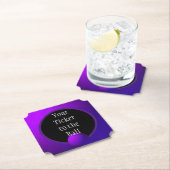 Diep Paars Uw Ticket naar de bal Kartonnen Onderzetters (Insitu)