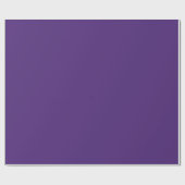 Diep Paars Violette Hedonist Pop Van Kleur Cadeaupapier (Vlak)