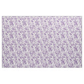 Diep paarse bloem toile stof (Yard (91,4 cm))
