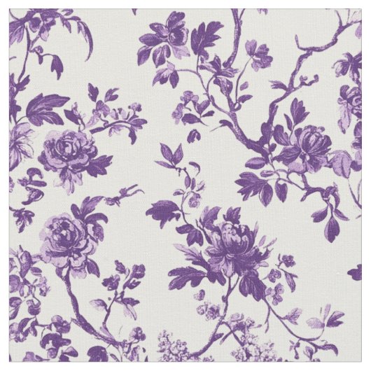 Diep paarse bloem toile stof (Close Up)