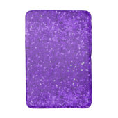 Diep Paarse Glam Nep Glitter Patroon Badmat (Voorkant Verticaal)