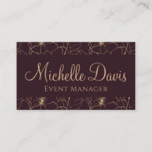 Diep paarse luxe minimalistische accent