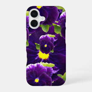 Diep Paarse Viooltjeclusters: Majestueuze Schoonhe iPhone 16 Hoesje