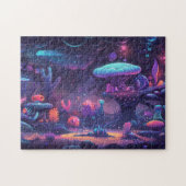 Diep Paarse Zee Legpuzzel (Horizontaal)