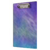 Diep regenboogkleurige lucht achtergrond klembord (Links)