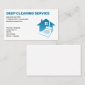 Diep Reinigen | Huis Schoonmaken Visitekaartje (Voorkant / Achterkant)