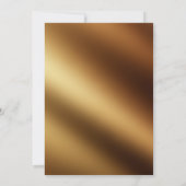 Diep Rode Bourgondië Florale Gouden Script Ontvang Kaart (Achterkant)