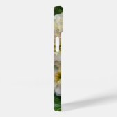 Diep Rode en Witte Bloemen Kunst Telefoonhoesje Case-Mate iPhone Case (Achterkant / Rechts)