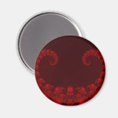 Diep Rode Hartmagneet Magneet (Voorkant / Achterkant)