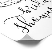 Diep Rode Roos Bloemrijke Bruiloft Welkom Bord Poster (Hoek)