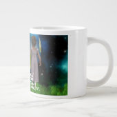 Diep romantisch liefdescitaat grote koffiekop (Rechts)