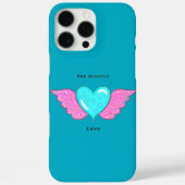 Diep romig blauw Case-Mate iPhone case (Achterkant)