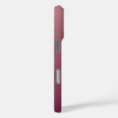 Diep rood goud botanische bloemlijnwerk Case-Mate iPhone case (Achterkant / Rechts)