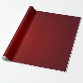 Diep rood koninklijk effen Kerstmis Cadeaupapier (Uitgerold)