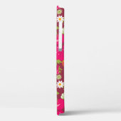 Diep rood naadloos wasmonster van bessen Case-Mate iPhone case (Achterkant / Links)