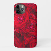 Diep rood rozen patroon Case-Mate iPhone case (Achterkant)